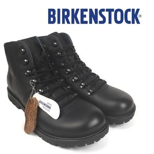 Birkenstock Hancock Black Leather Ankle Boots